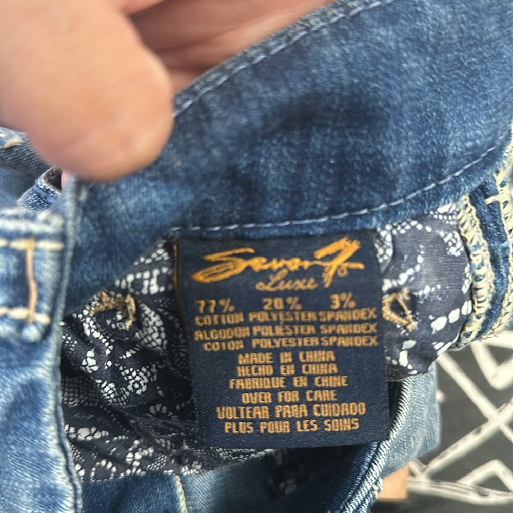 Seven7 Luxe denim shorts size 16 - Picture 5 of 5